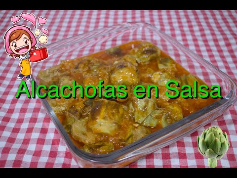 La mejor forma de hacer las alcachofas, receta de alcachofas en salsa, verdura de temporada 😋😋😋😋