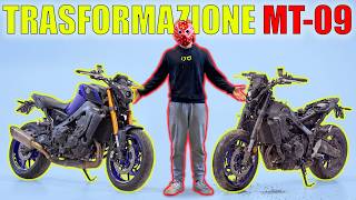 MODIFICO UNA MT-09 INCIDENTATA PT.2