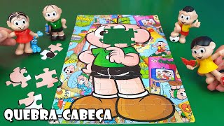 Vamos Montar Um Mini Quebra Cabeça Do Cebolinha!
