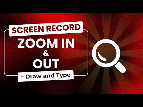 How to Zoom In & Out While Screen Recording For FREE