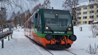 Jízda vlakem RegioSprinter ze zastávky Lenora zast. do stanice Volary 3.1.2026