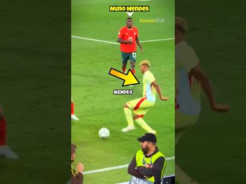 Nuno Mendes's defence tactic 😯😯