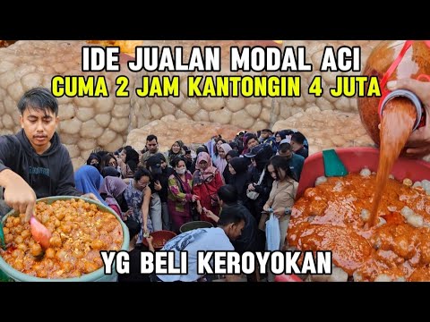 cuma 2 jam kantongin 4 juta usaha modal aci yg beli keroyokan laris pol | ide usahs 2024