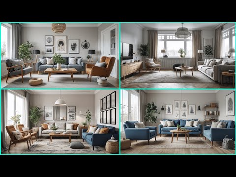 350 Scandinavian Living Room Interior Design | Cozy Minimalist Japandi Home Interior Decoration 2025