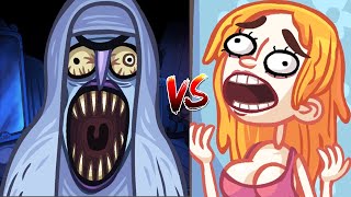 Troll Face Quest Horror vs Troll Face Quest Tv Shows - All Levels Wins Fail Dumbest Trolling Video