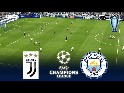 JUVENTUS vs MANCHESTER CITY - UEFA Champions League | Full Match All Goals | Pes Gameplay