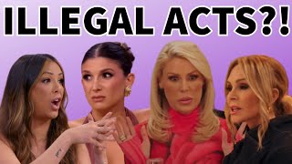 ILLEGAL OR LIES? Tamra Accused + Valley Reunion Bombshell! Real Housewives of Orange County Recap