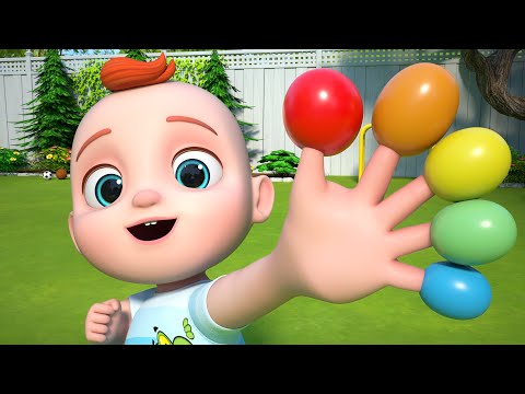 Finger Family Song | Learn Colors | Nursery Rhymes & Kids Songs | Gobooboo