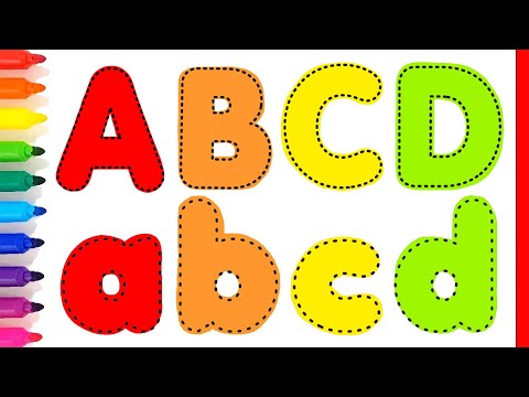 알파벳 배우기 ABC abc 영어놀이 대문자 소문자 알파벳 쓰기 | Learn Alphabet with easy drawing and painting