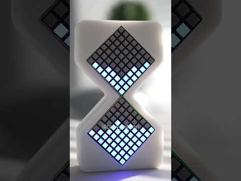 3d-printed electronic hourglass: diy project #diy #3dprint