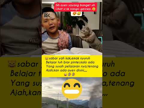 🙀sih oyen kok pinter banget sih❤️😁☑️#videokoplak#videokomedi#videoshorts#@antigalau36