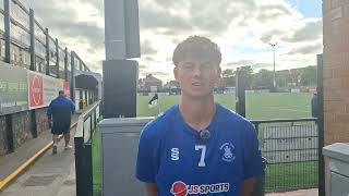 INTERVIEW 🎙🗣 | Drew Lowe talks about his brace in this afternoon's 4-2 loss to Bootle
