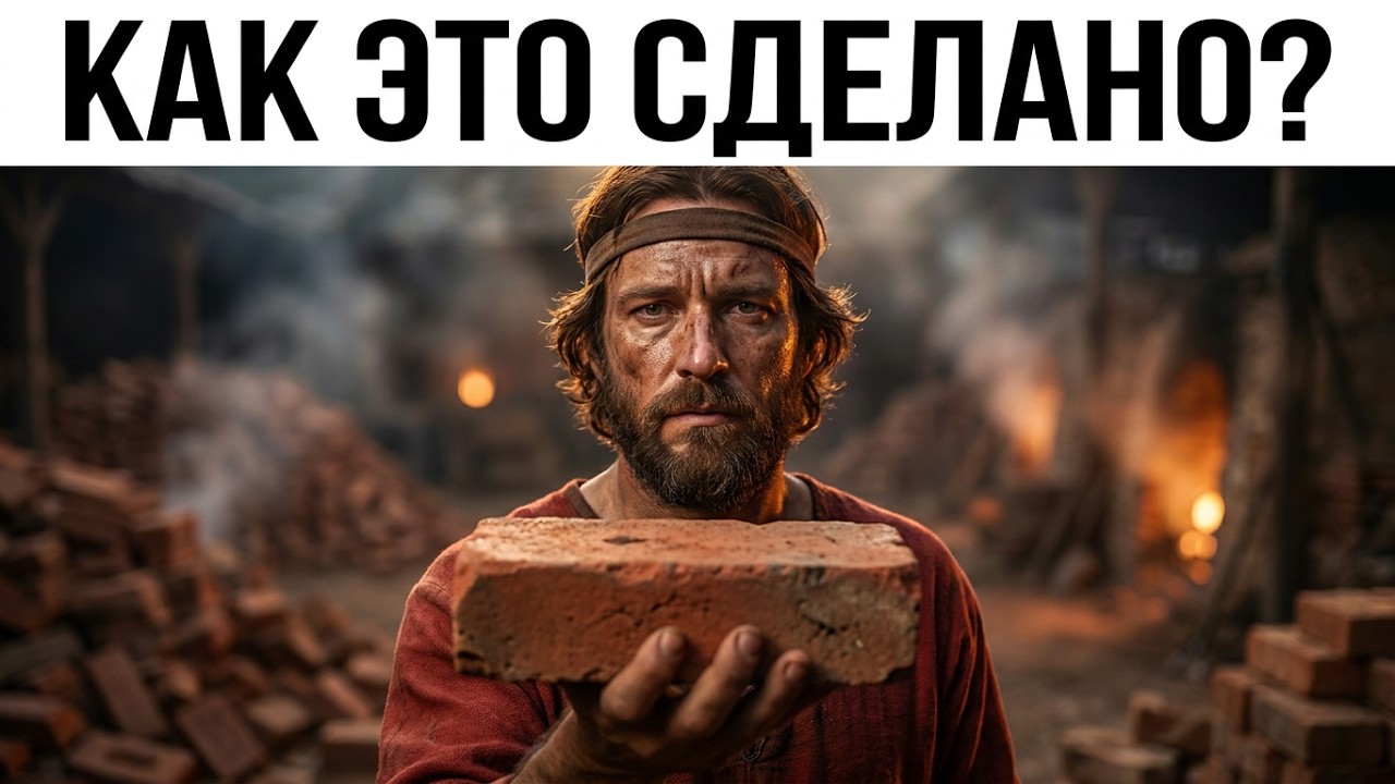 Как в старину делали кирпич? Познавательный мультфильм для взрослых и детей
