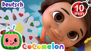 Um den Weihnachtsbaum | CoComelon Deutsch | Cartoons und Kinderlieder