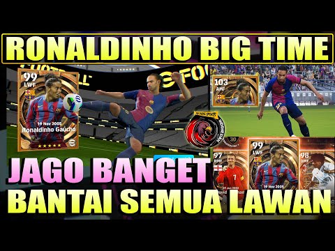 AKU DAPATKAN RONALDINHO 103 BIG TIME! JAGO BANGET! GOCEKAN KHAS BRAZIL BIKIN LAWAN PASRAH! MANTAP!
