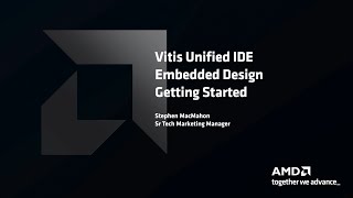 Getting Started with Vitis Unified IDE for Embedded Design