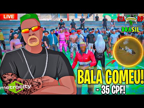 GTA RP - O CR1ME FOI PEGAR A P0LICIA! *- 35 CPF!* - METROCITY RP
