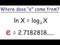 Exploring Euler's Number and Logarithms