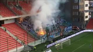 Výtržnosti fanúškov Slovana v Trnave [FINÁLE SLOVNAFT CUP] 1.5.2018
