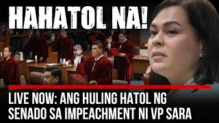 LIVE NOW - ANG PINAL NA HATOL NG SENADO S IMPEACHMENT NI SARA - 2
