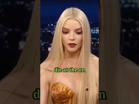 Anya Taylor-Joy🥰Telling How Jimmy Saved Her Life 👍. #shorts #jimmyfallon #AnyaTaylor-JoyActress