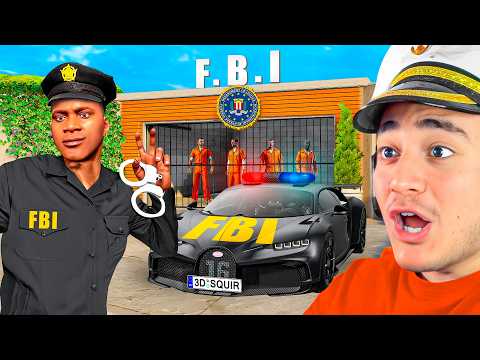 CONVERTÍ la CASA de FRANKLIN en una BASE del FBI MILLONARIA en GTA 5 !! 🏡🚨