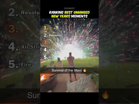 Ranking Best Unhinged New Years Moments