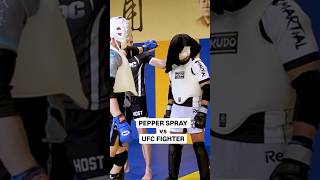Pepper Spray vs UFC Fighter
