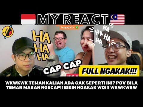 WKWKWK TEMAN KALIAN ADA GAK SEPERTI INI? POV BILA TEMAN MAKAN NGECAP!! BIKIN NGAKAK WOI!! WKWKWKW