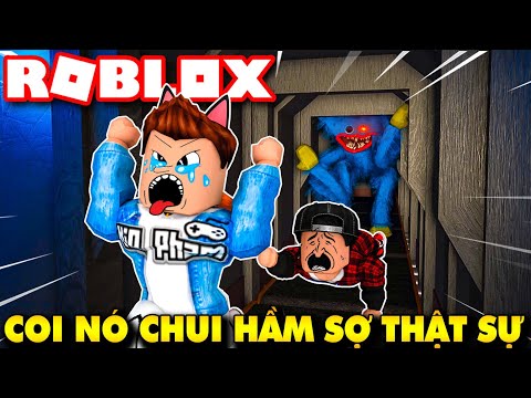 Roblox | KIA VAMY BỊ MÓN ĐỒ CHƠI HUGGY WUGGY TRUY SÁT TRONG ĐƯỜNG HẦM - Floppy's Playtime | KiA Phạm