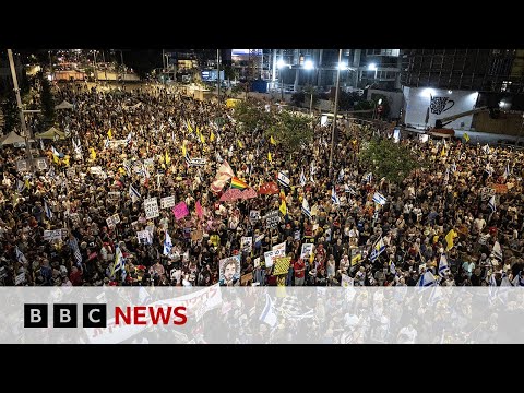 YouTube video thumbnail: Evacuation Warning Sent to Northern Gaza After March in Israel for New Hostage Deal
