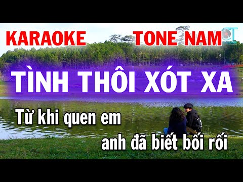 karaoke tình thôi xót xa lam trường tone nam rumba – làng hoa – nhạc trẻ 8x 9x