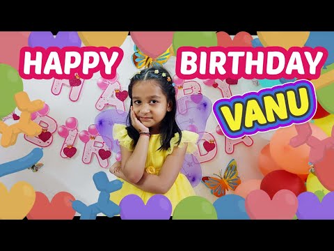 VANU Ka 5th BIRTHDAY 🎁🎉😍 | Birthday Celebration | Aayu and Vanu