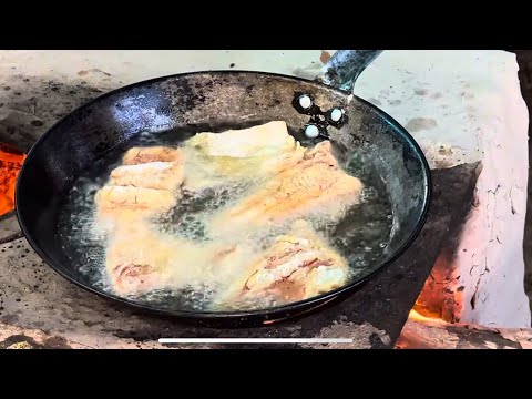 O peixe recusado pelos homens empanado e frito