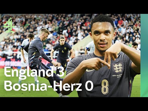 England vs Bosnia-Herzegovina (3-0) | Palmer & Trent Star In Win | Match Highlights