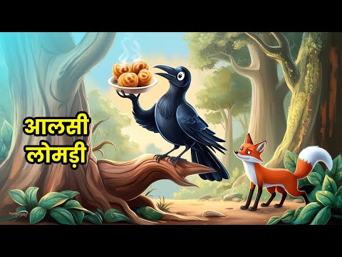 आलसी लोमड़ी मुर्ख कौवा l Hindi Story l Kahaniya l Stories