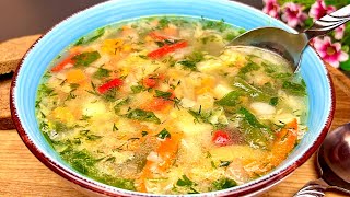 Die Suppe ist so lecker und sättigend, dass man sie jeden Tag essen kann! Rezept in 15 Minuten!