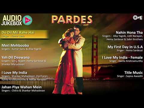 Pardes Movie All Songs | Audio Jukebox | Shahrukh Khan, Mahima | 90's Hindi Movie Playlist