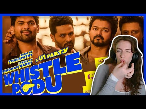 Whistle Podu | REACTION | The Greatest Of All Time | Thalapathy Vijay | VP | U1 | AGS