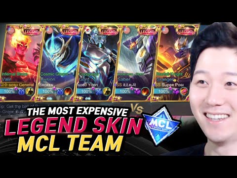Troll 5men Legend skin team in MCL | Mobile Legends