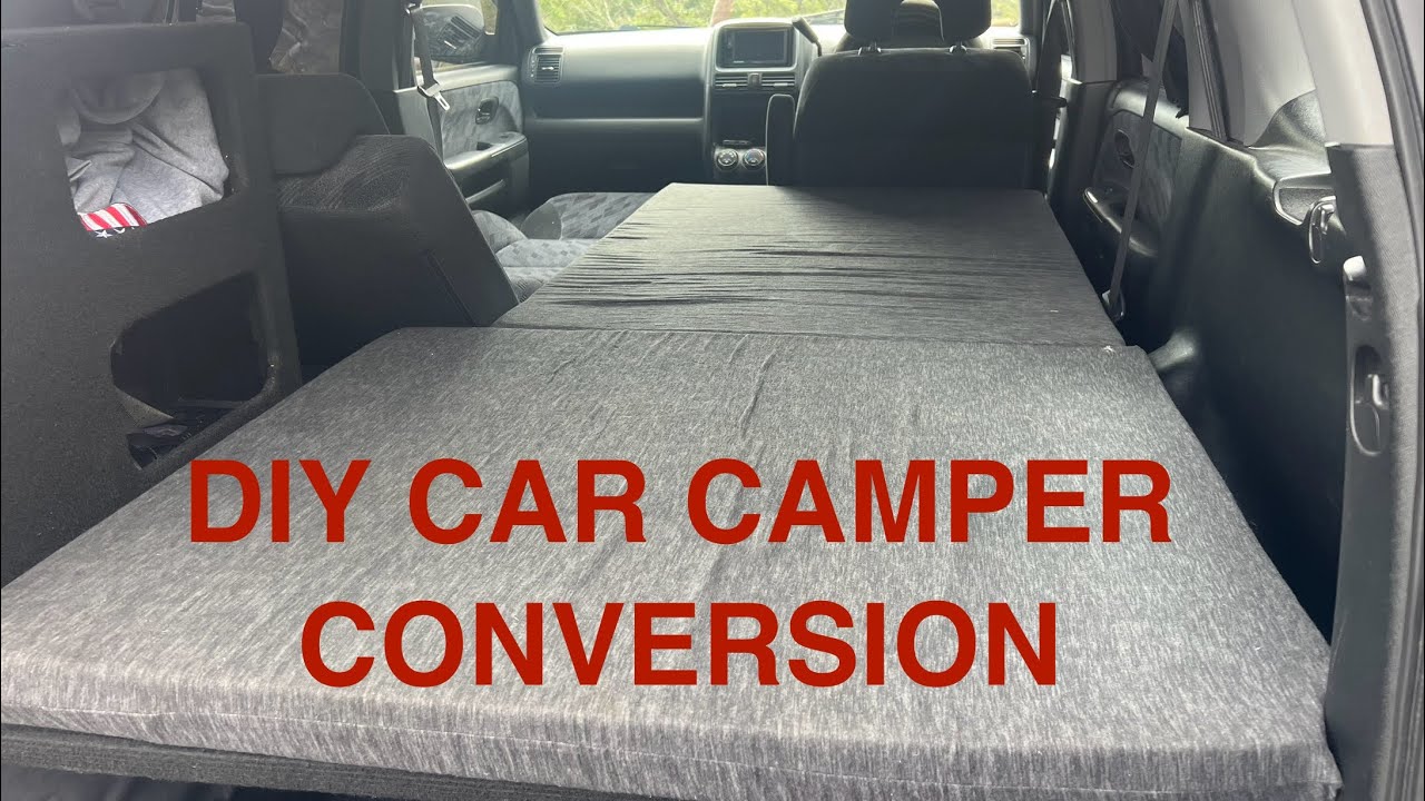 SUV Camper Conversion. Live in your car, cheap DIY car conversion