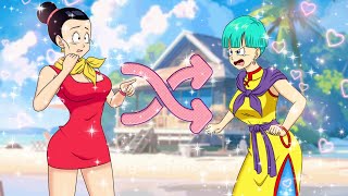 Dragon ball characters in Body Swap mode #dbz #goku #viral #trending #dragonball #dbs