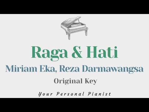 Raga & Hati – Miriam Eka ft. Reza Darmawangsa (Piano Karaoke) – Instrumental Cover with Lyrics