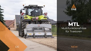  Die neue Multifunktionsfräse FAE MTL jetzt für Traktoren bis 300 PS