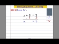 Mastering One-Step Linear Equations