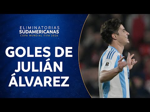 TODOS LOS GOLES DE JULIÁN ÁLVAREZ EN ELIMINATORIAS SUDAMERICANAS