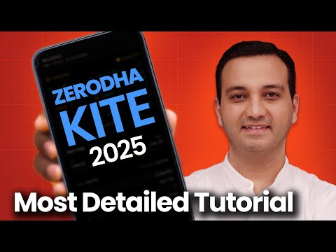 Zerodha Trading Tutorial 2025 with New Features in Kite | Zerodha App कैसे Use करें?