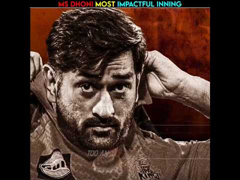 MS Dhoni most impactful inning 🫡l #shorts #shortsfeed #cricket