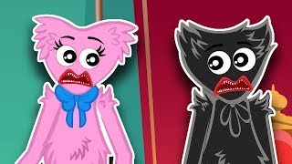 Watch A Funny Animation of Unusual Rainbow Friends and a Giant Monsters!