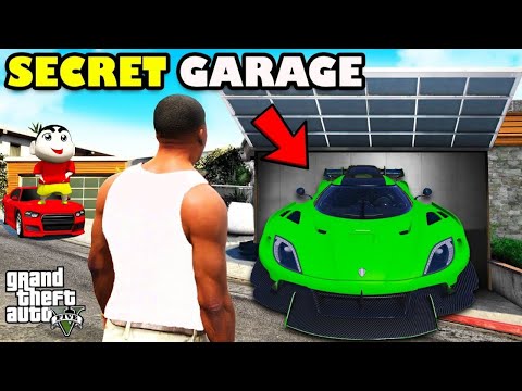 Shinchan & Franklin Went Inside The Secret Garage Of His House In Gta 5